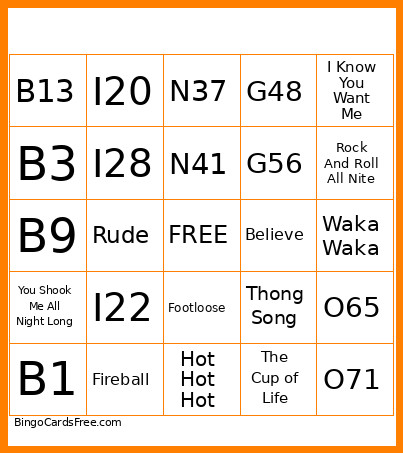 Hybrid Bingo Card