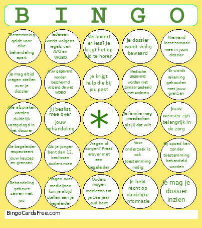 IB&P - Bingo Card