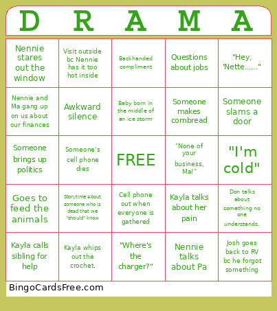 Icy Weekend 2026 Bingo Card
