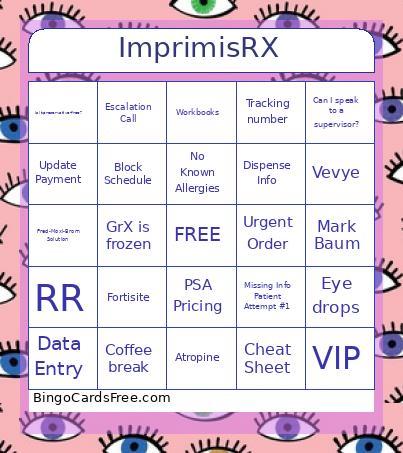 ImprimisRX Bingo