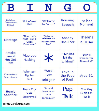Independence Day Bingo Card