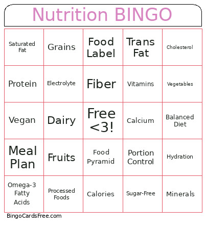 Introduction Game Bingo Card