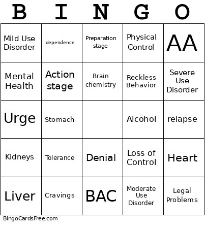 IOP Group Bingo Card