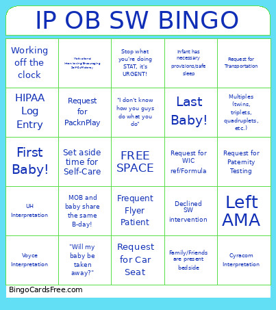 IP OB SW Bingo Card