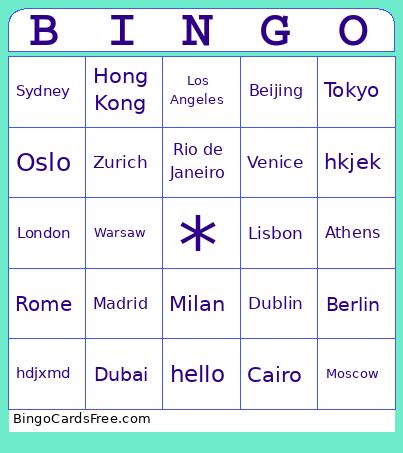 Iswarya Bingo