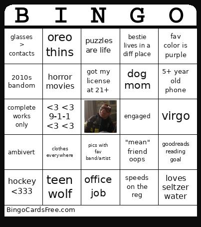 Ivette Bingo Card