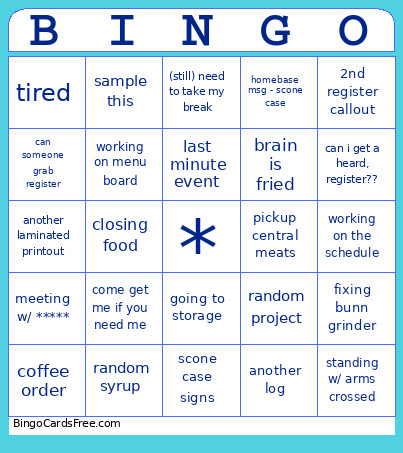 Iykyk Bingo Card