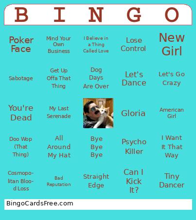 Jackie's 40! Bingo