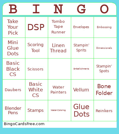Jan Retreat Bingo Card