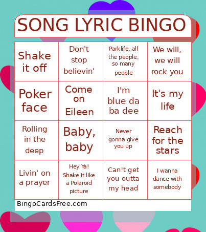 Jason's Birthday Bingo Card