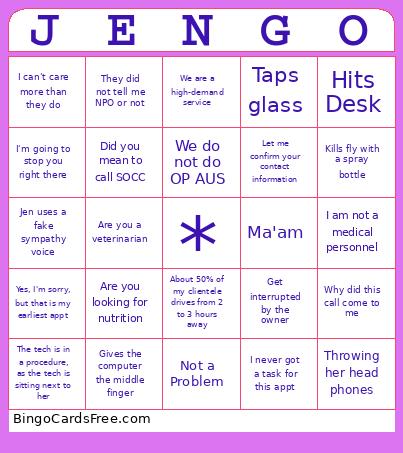 Jengo Bingo