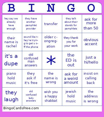 JGDCB  Bingo Cards Free Pdf Printable Game, Title: BINGO