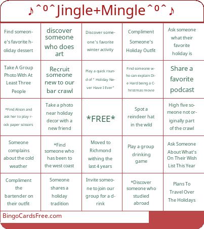 ♪ˆ⁰ˆJingle+Mingleˆ⁰ˆ♪ Bingo