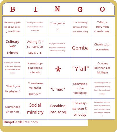 Jingo (Jess Bingo)