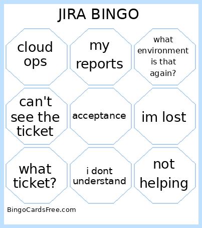 JIRA BINGO
