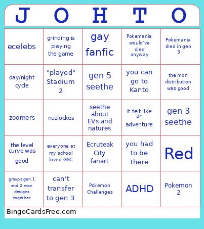 Johtoddler BINGO