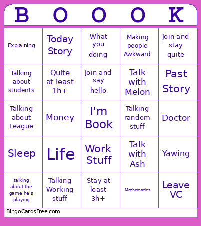 Join And Quite Bingo Card