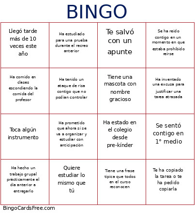 Jornada IV 2026 Bingo Card