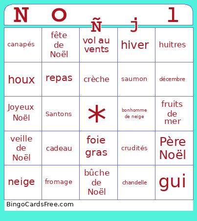 Joyeux noel Bingo