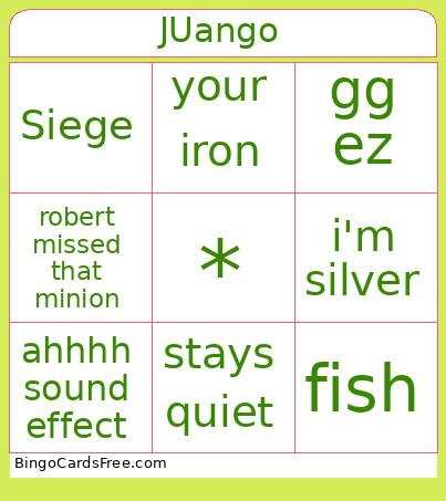 Juanssss Bingo