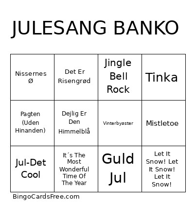 JULESANG BANKO Bingo Card