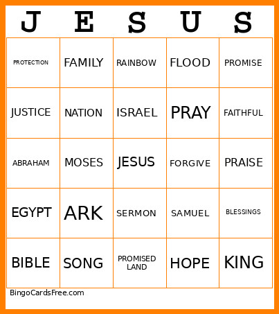 June 6 Bingo Card