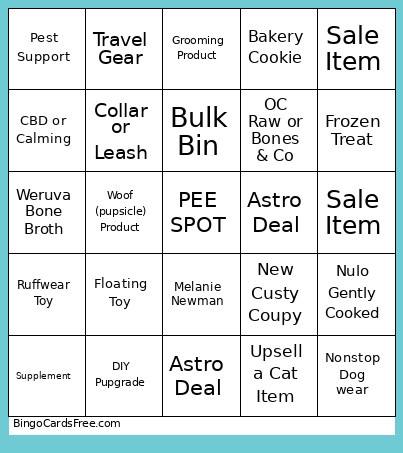 JUNE Bingo Card