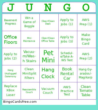 June Bingo