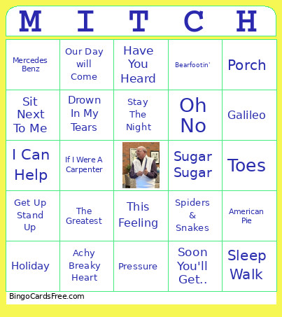 June5 Bingo Card