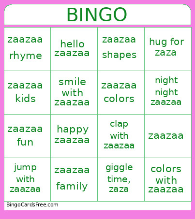 Jur Gijs Hugo Jaap Bingo Card