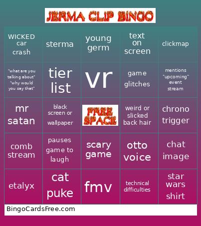 jurmur Bingo