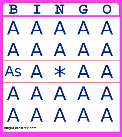 KabsjdIt’s Bingo Card