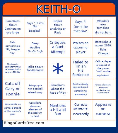 Keith-O Bingo