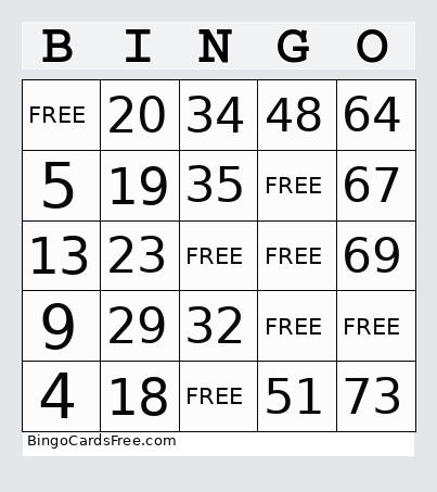 Kids Bingo