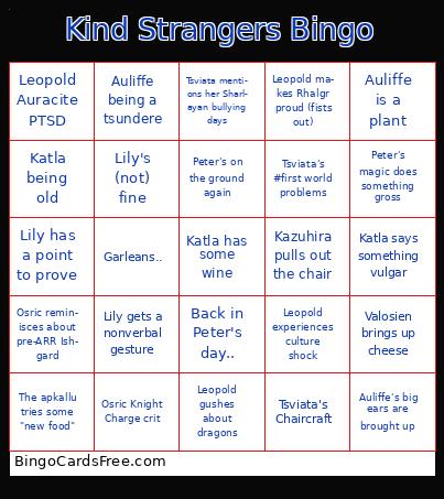 Kind Strangers Bingo Cards Free Pdf Printable Game, Title: Kind Strangers Bingo
