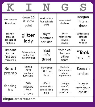 KINGS Bingo