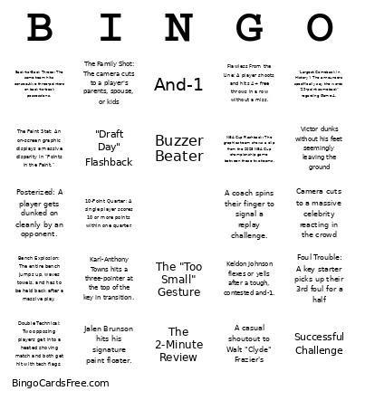 KvS26 Bingo Card