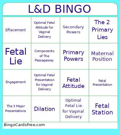 L&D Bingo