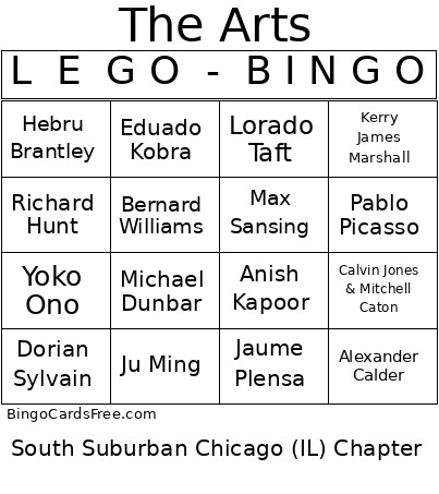 L E G O - B I N G O Bingo Card