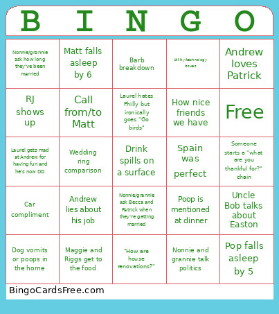 Lachenmayr Bingo Card