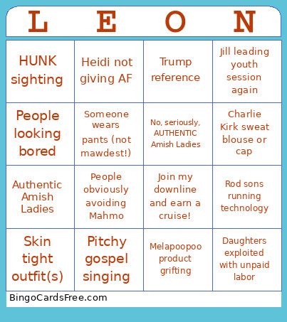 Ladies Retreat 2026 Bingo Card 2