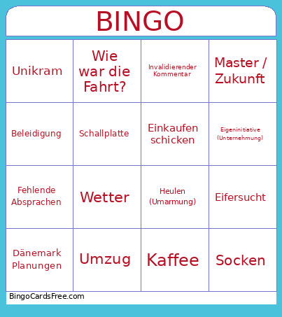 Lalorianer Bingo Card