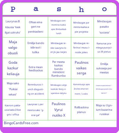 Laura Bingo