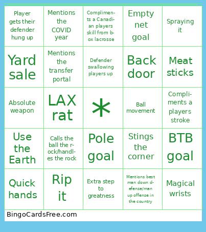 Lax Bingo