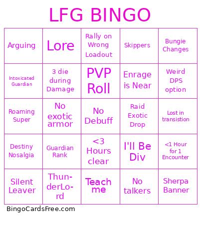 LFG BINGO