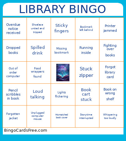 LIBRARY Bingo Card