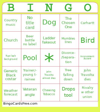 Life on the line Bingo