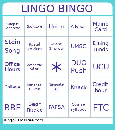 Lingo Bingo