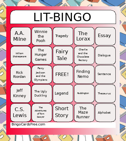 LIT- Bingo Card