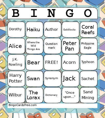 LIT- Bingo Card